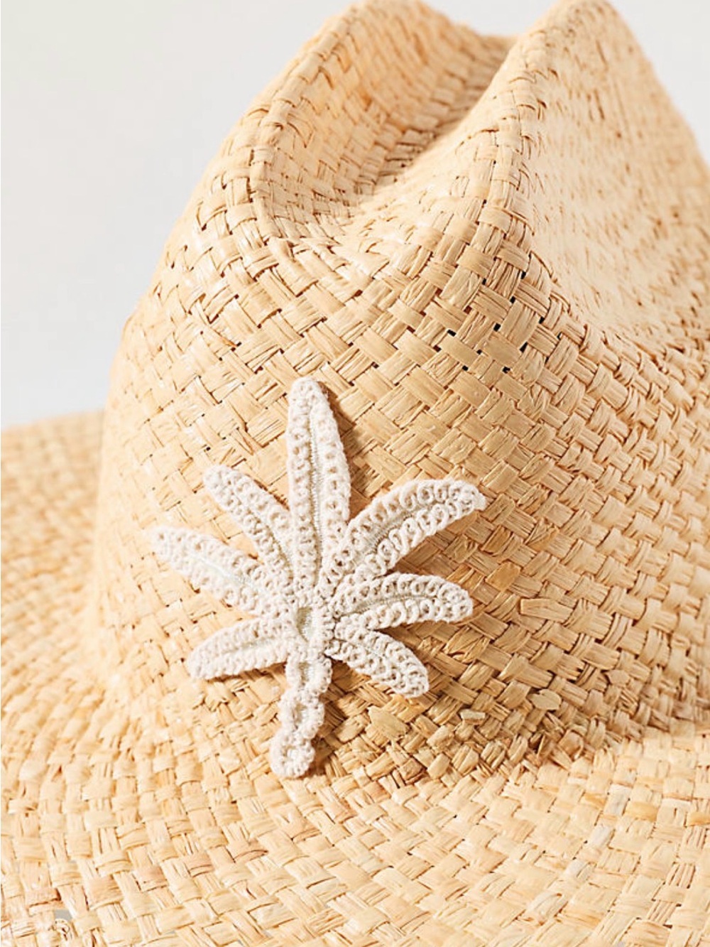 WYETH Anthropologie Embellished Straw Rancher
